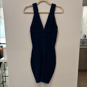 Navy Blue BodyCon Women's Dress